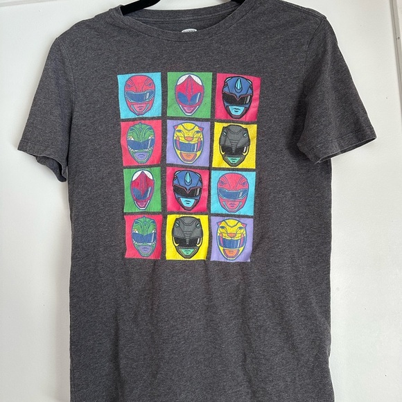 **3 for $15**Old Navy Short Sleeve Tee with Vibrant Graphic power rangers - Picture 1 of 5